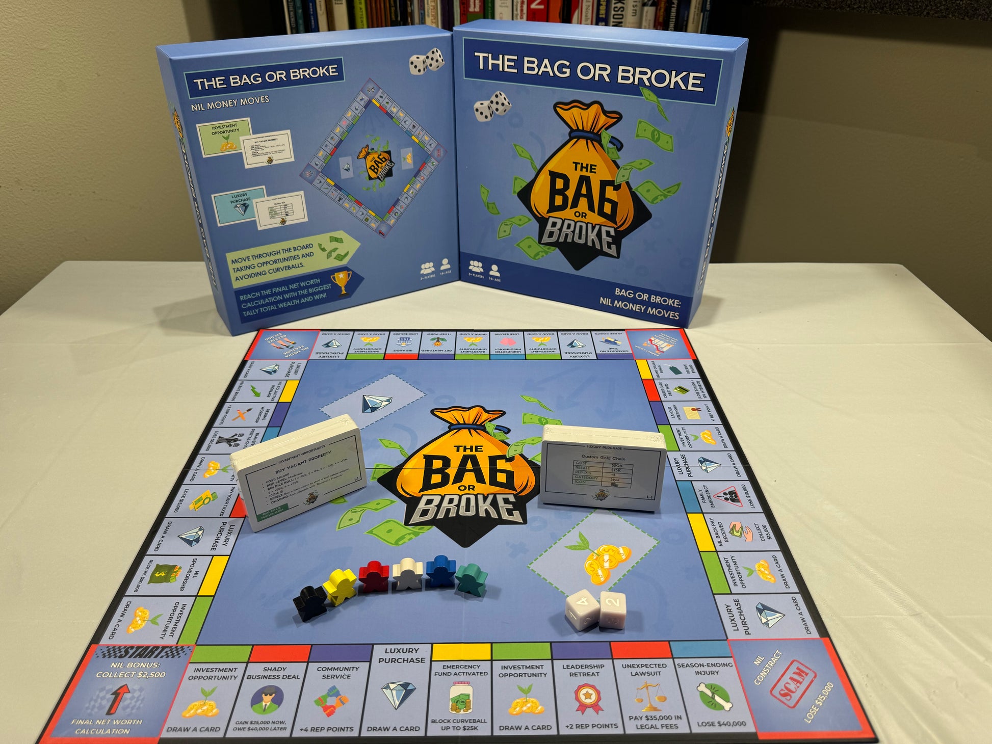 Bag or Broke: NIL Money Moves Play the Game. Master the Hustle. Secure your Legacy.